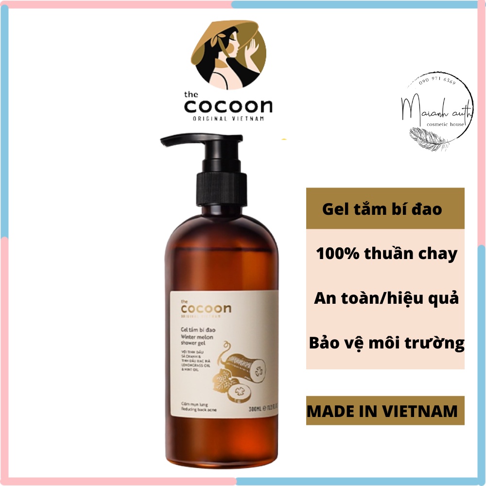 Gel tắm bí đao - Winter melon shower gel Cocoon 310ml