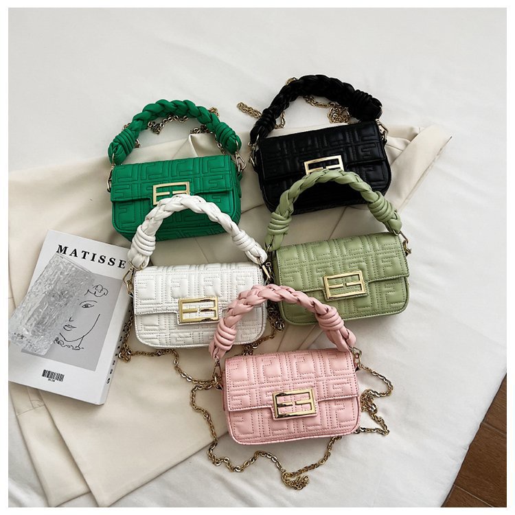 Túi Đeo Vai Hình Vuông Cỡ Nhỏ Thêu Họa Tiết Độc Đáo Thời Trang Cho Nữ