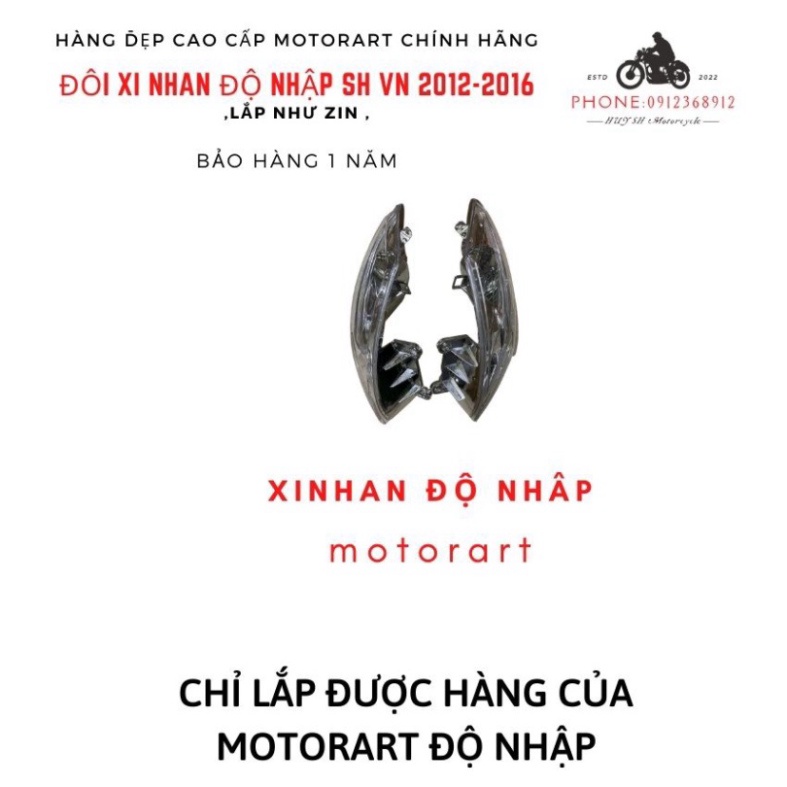 Xi Nhan Trước Kiểu Sh Ý Cho Sh Việt 2012  - 2016 Độ Nhập Moto Air