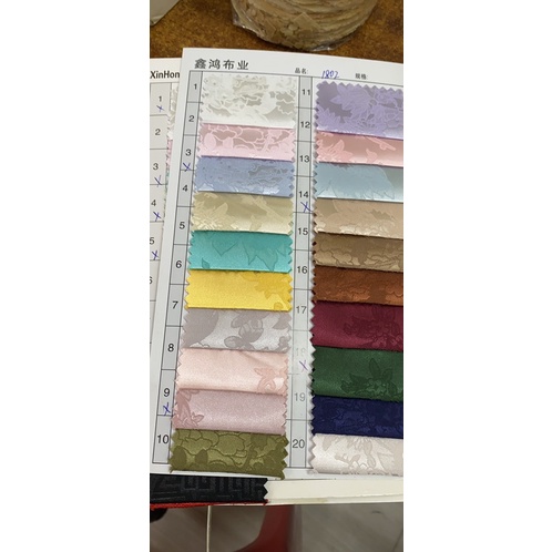 Vải gấm tơ Vân hoa đẹp