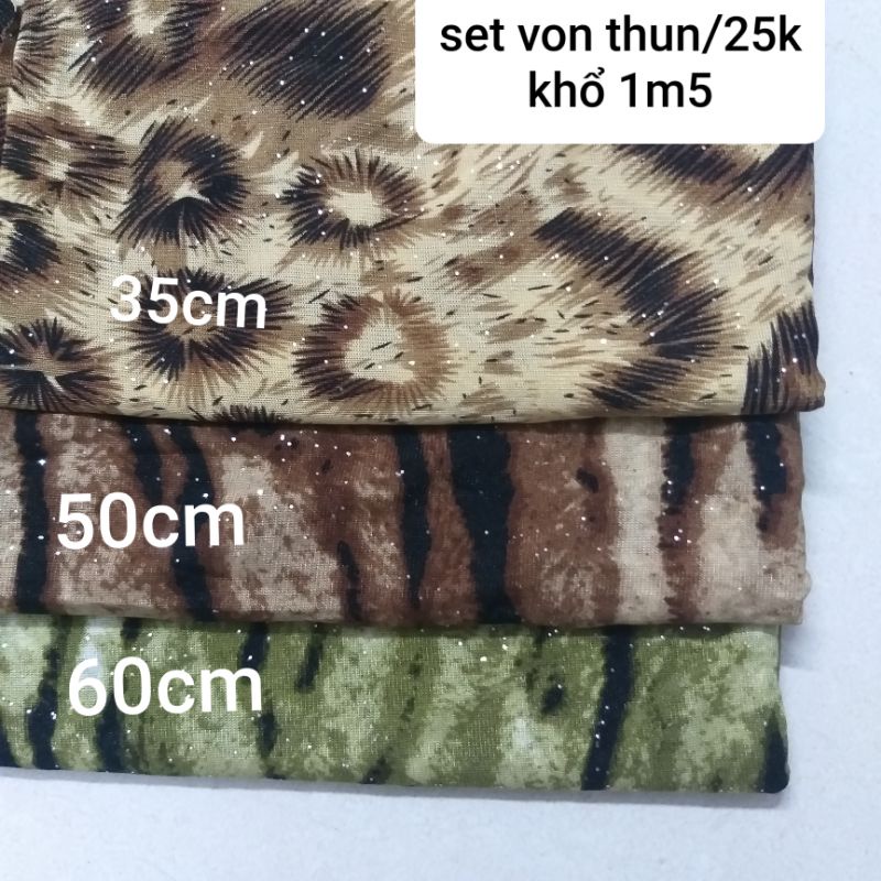 Vải von thun, hàng khúc.