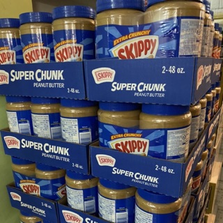 BƠ ĐẬU PHỘNG SKIPPY PEANUT BUTTER SUPER CHUNK 1,36kg Date 2023