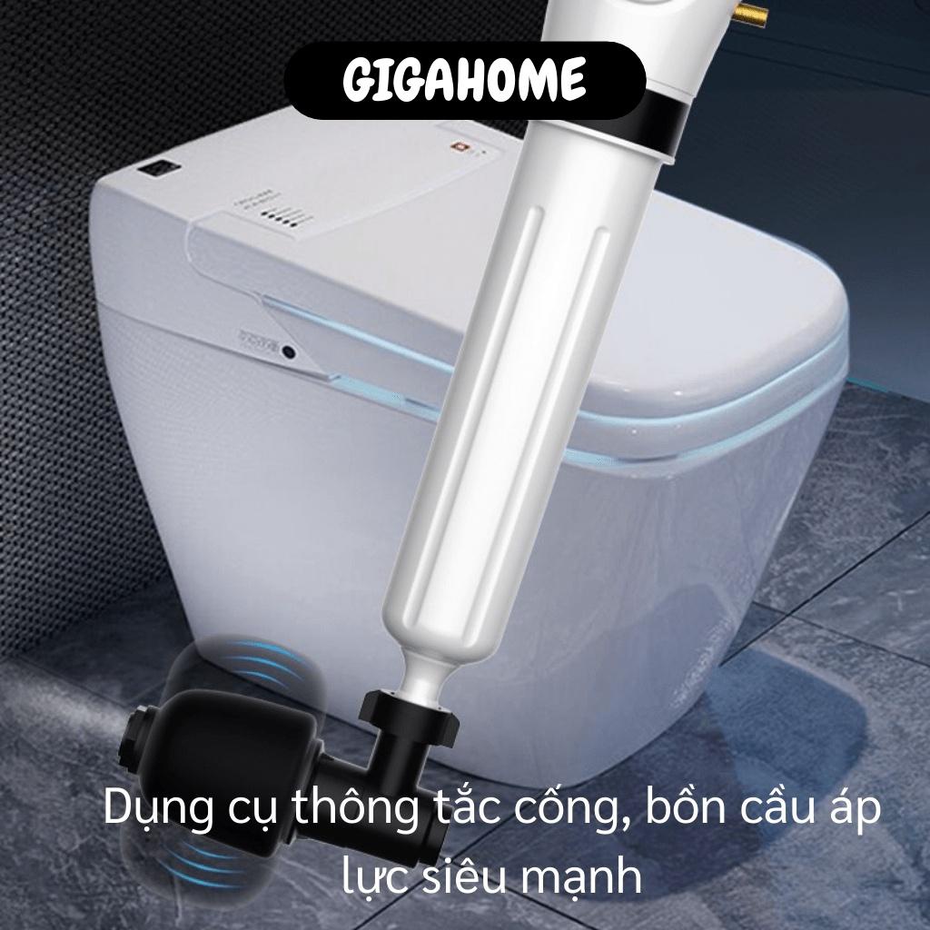 Dụng Cụ Thông Bồn Cầu GIGAHOME Súng Thông Tắc Bồn Cầu, Bồn Rửa Chén Áp Lực Siêu Mạnh 9076