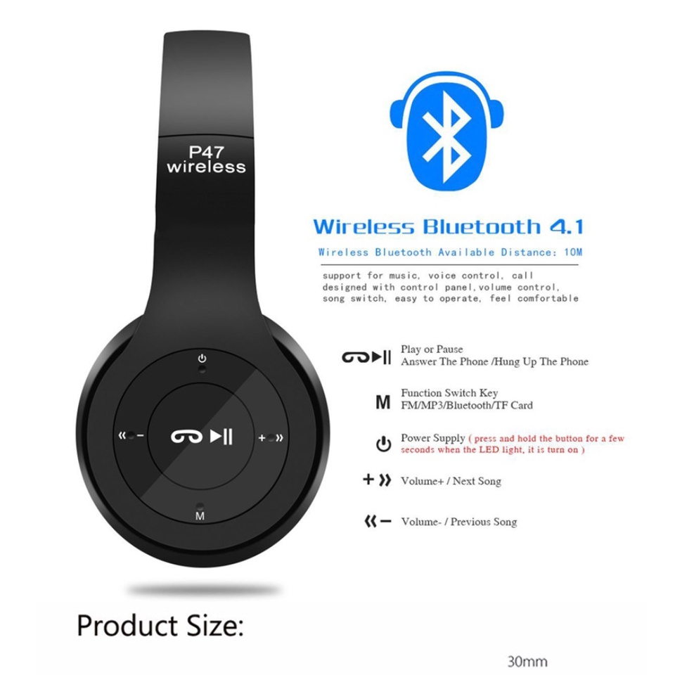 Tai nghe bluetooth không dây P47