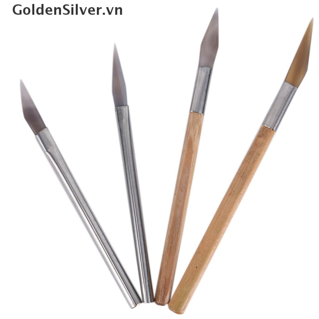 Dụng Cụ Đánh Bóng Trang Sức Có Tay Cầm Bằng Tre Tiện Dụng