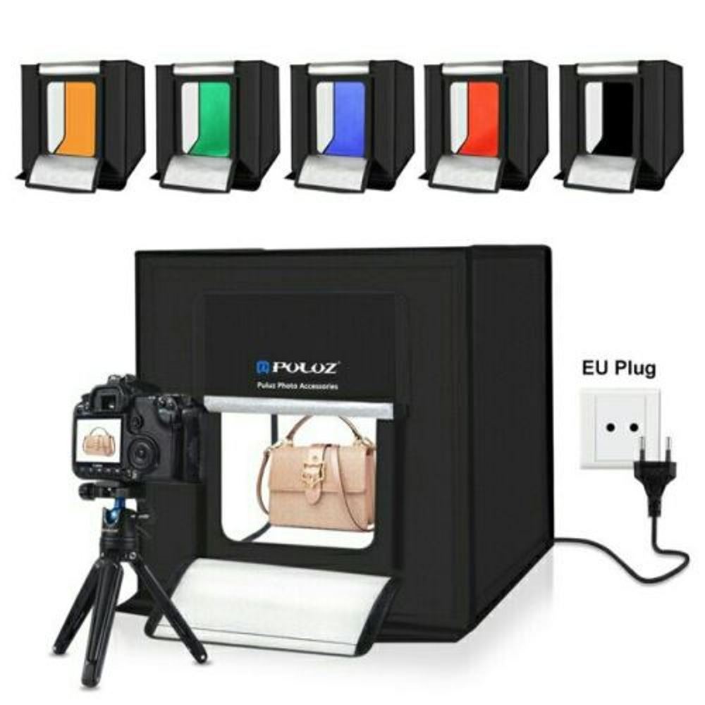 Hộp Chụp Hình Sản Phẩm PULUZ 40x40x40cm 2 dãy đèn Led siêu sáng (Loại I)