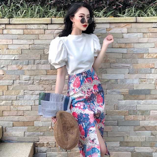 Áo tay bồng ngắn