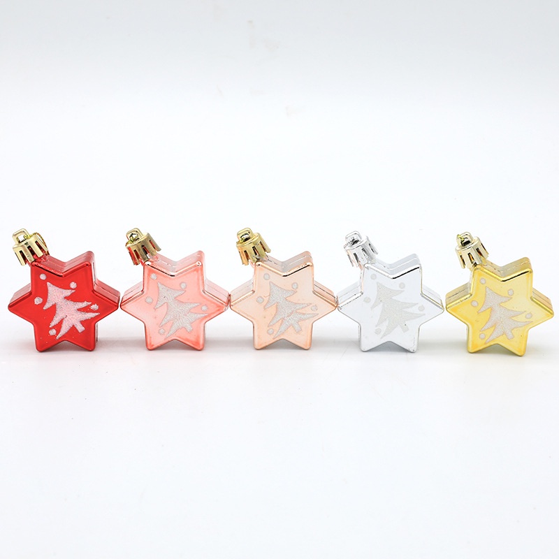 Set 5 Trái Châu Trang Trí Giáng Sinh Năm Mới