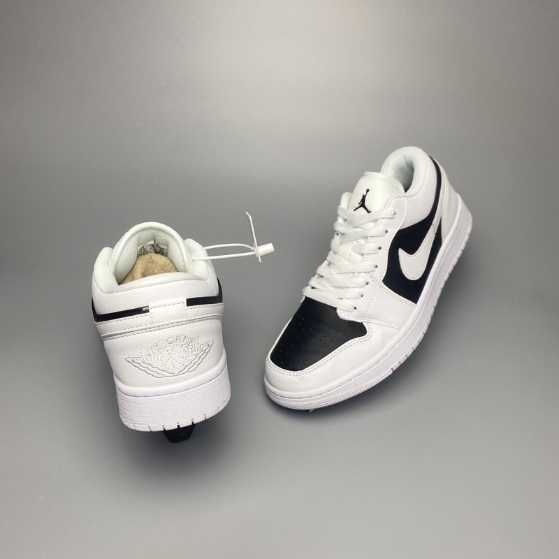 { Đức Giày Store 01 } Giày thể thao JD cổ thấp trắng đen . Giày sneaker nam nữ cao cấp