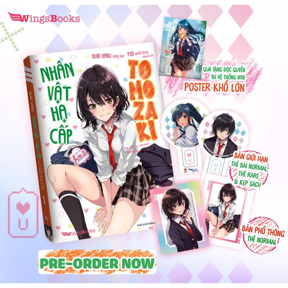 Truyện Light Novel - Nhân Vật Ha Cấp Tomozaki – Tập 1, 2, 3... - NXB Kim Đồng
