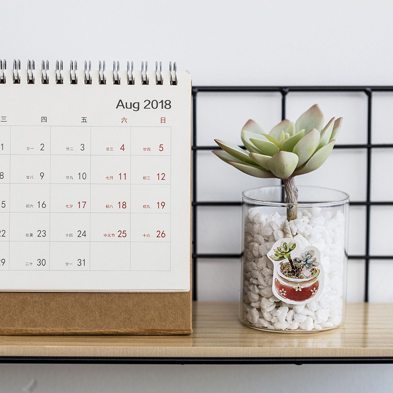 Bộ 50 Miếng Dán Hình Cây Xương Rồng Trang Trí Album A6386