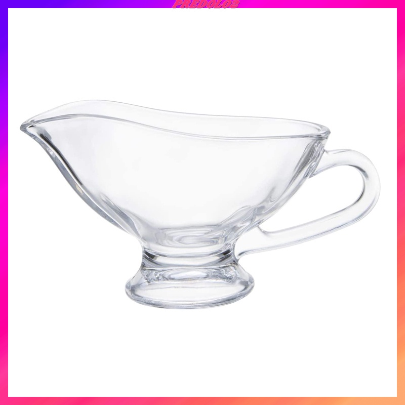 Clear Beefsteak Gravy Sauce Boat Steak Juice Container Restaurant Tool 250ml