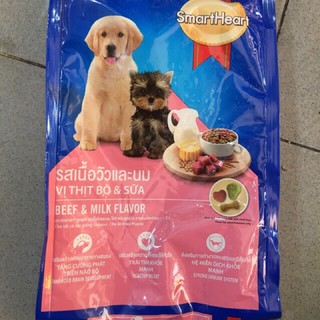 THỨC ĂN KHÔ CHO CHÓ CON SmartHeart 8Kg ( 20 Gói x 400g )