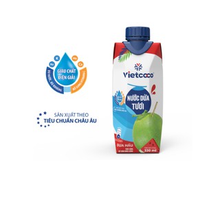 Nước dừa tươi Vietcoco 330ml ngon-bổ-rẻ