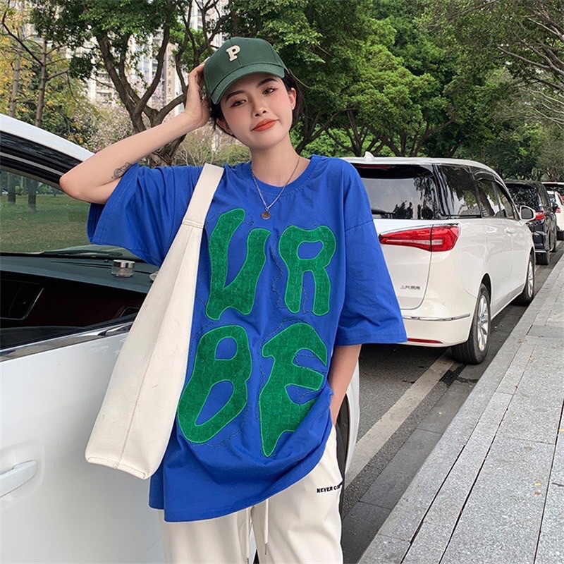 [ Rẻ vô địch ] Áo thun cotton tay lỡ dáng rộng unisex - URBE