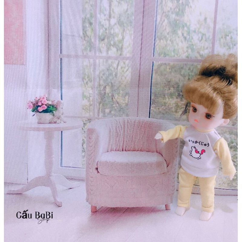 Set đồ cho búp bê size 1/6, 1/8 bjd, baboliy, holala, ob11, nendoll, babies, xinji, blyth, animator, bru, 5inch