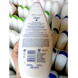 Sữa Tắm Dove Cao Cấp 500ml (Hàng của Đức)
