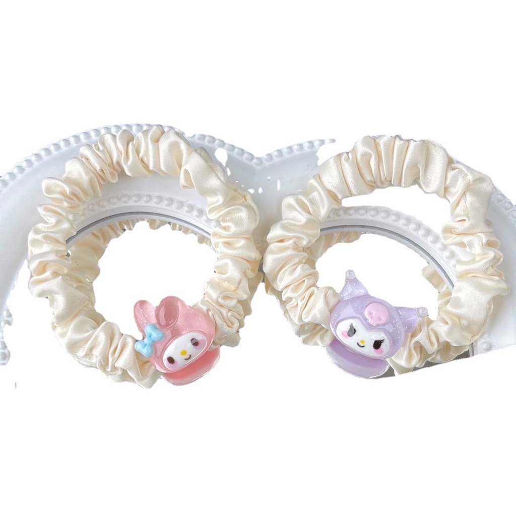 Dây Cột Tóc Trong Suốt In Hoạt Hình Melody Cỡ Nhỏ Dễ Thương