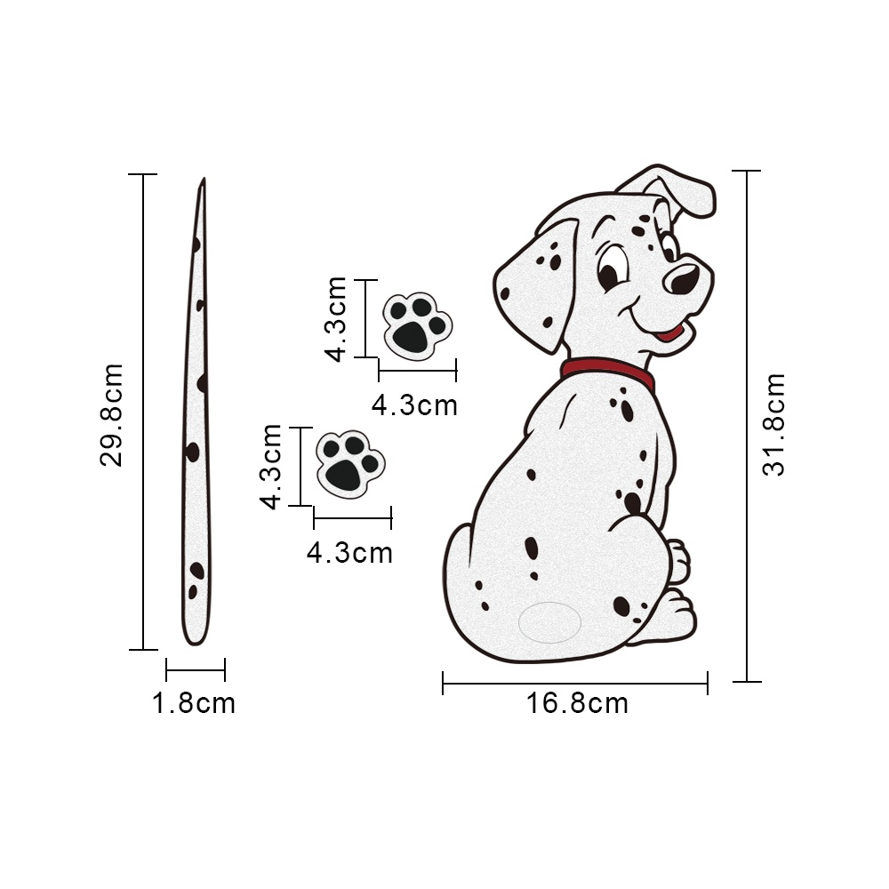 Tem dán cần gạt mưa (PK168) Hình dán kính sau ô tô