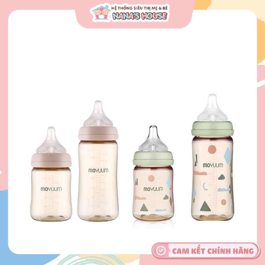 Bình sữa Moyuum Hàn Quốc cho bé size 170ml/270ml shop Nana's House