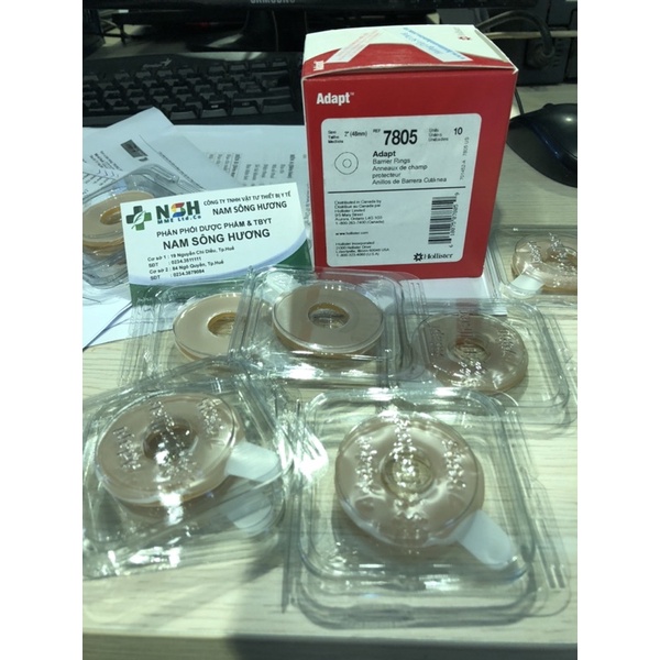 ✅[HỘP 10 CÁI] VÒNG ĐỆM BẢO VỆ DA CHỐNG LOÉT 48mm 7805 HOLLISTER đế dán bảo vệ da chống loét hậu môn 