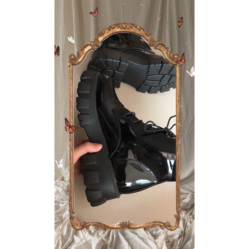 Giày Ulzzang, Giày dance 2 loại da mix đồ Siêu chất-Ảnh thật | BigBuy360 - bigbuy360.vn