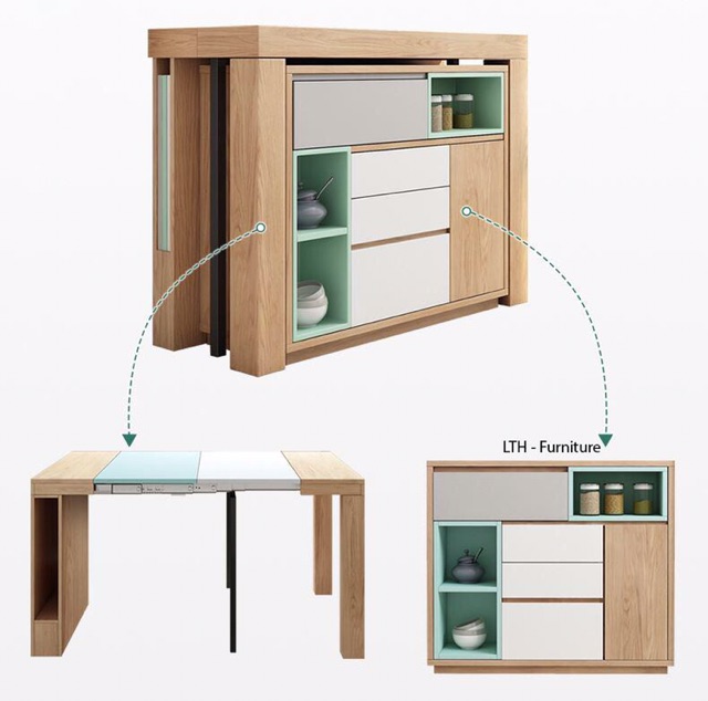 Bộ bàn ăn Thông Minh ngồi 12-14 người