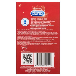 Bao cao su Durex Úc 30 chiếc - bcs durex úc