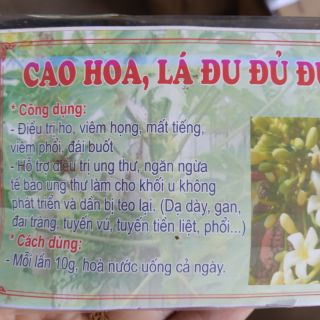 Cao hoa, lá đu đủ cao đu đủ