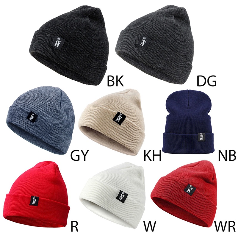 Mũ Len Màu Trơn Phong Cách Hip hop Cho Nam Và Nữ