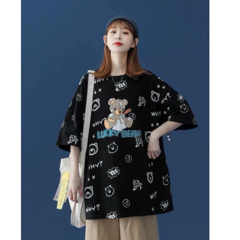 Áo Phông Tay Lỡ Unisex FreeSize BigSize Cao Cấp | Tdshopnt - A04