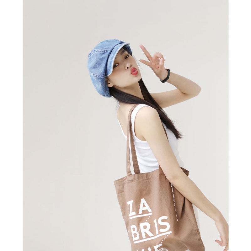 Mũ Beret Thời Trang Xuân Hè Phong Cách Cao Bồi Nhật Bản Dành Cho Nữ