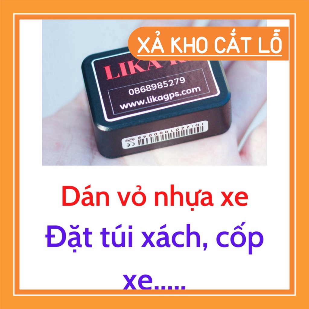 XẢ KHO LỖ VỐN Định vị không dây LIKA K1 độ đúng ra cao - không lấy phí ứng dụng trọn đời - kích tấc siêu nhỏ gọn XẢ KHO