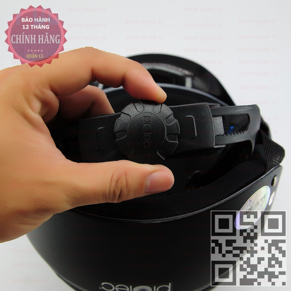 Mũ Bảo Hiểm Nữa Đầu Protec Rosa 01 Màu - Có Núm Tăng Giảm Cỡ Đầu