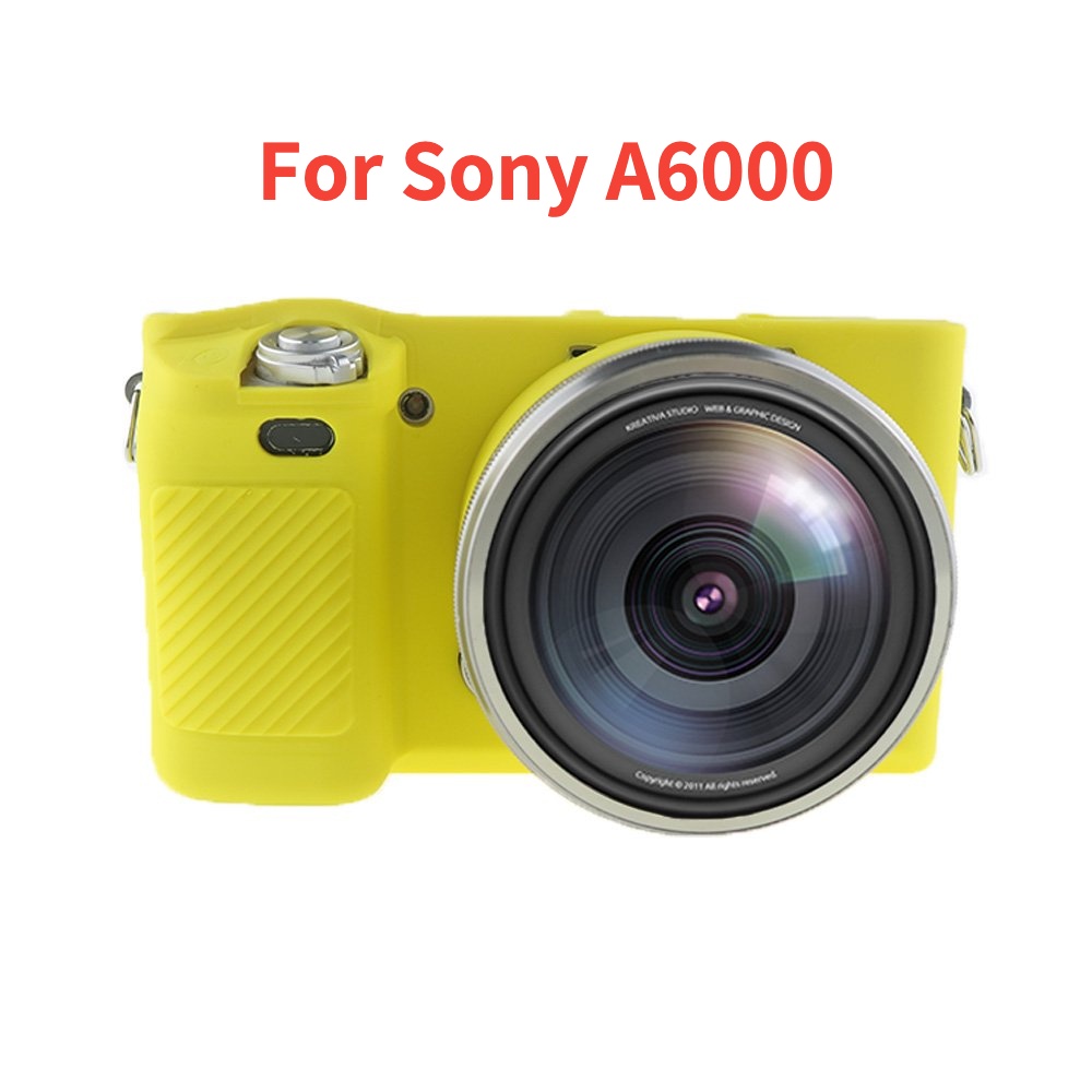 Vỏ Silicone Bảo Vệ Máy Ảnh Sony Alpha A6000 A6100 A6300 A6400 A6500 A6600 A5100 A5000