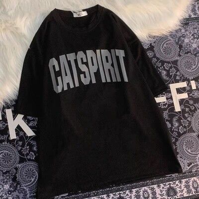 Áo Phông Oversize Catspirit, JACKLANE, Áo thun cộc tay Unisex Jack Lane