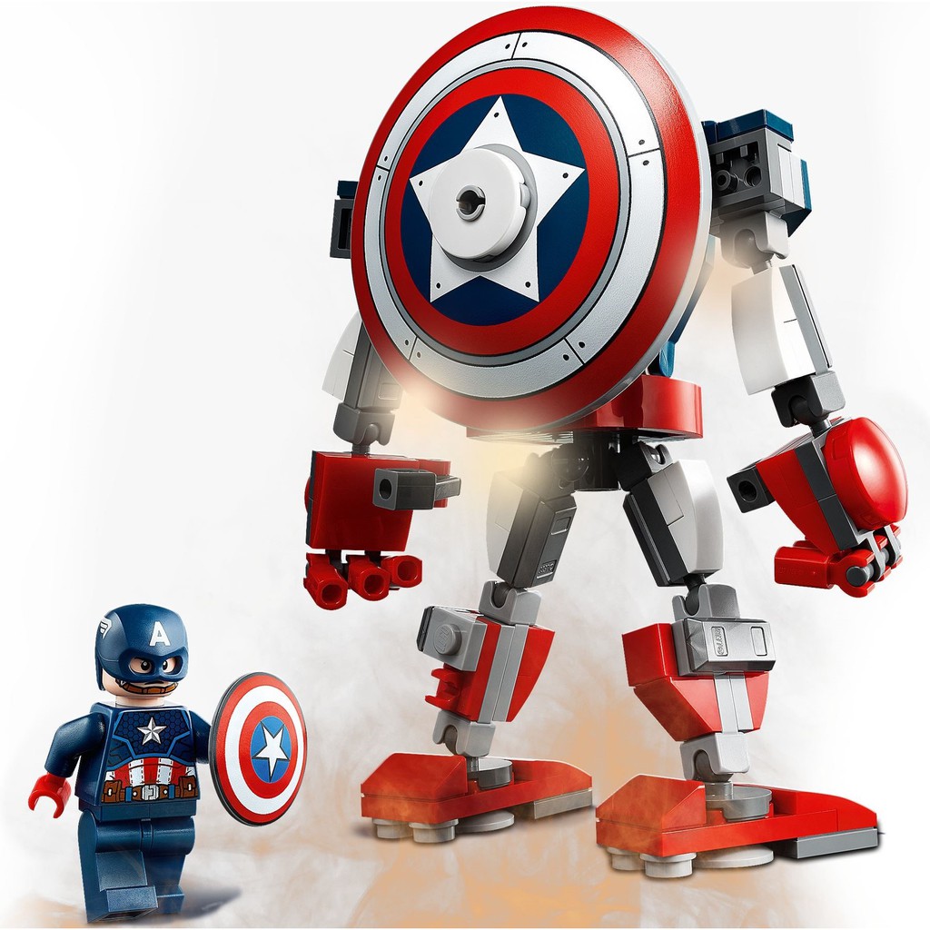 LEGO Marvel Super Heroes 76168 Robot Giáp Sắt Đội Trưởng Mỹ