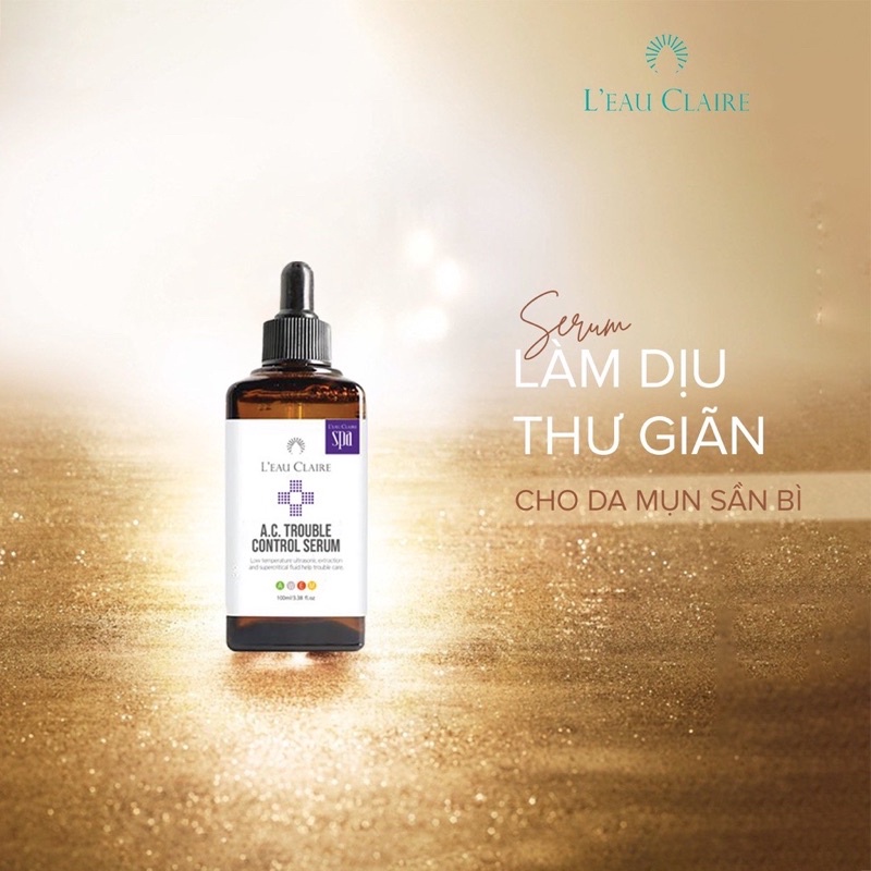 Serum Làm Dịu Da Mụn Sần Bì Hàn Quốc Chính Hãng LEAU CLAIRE 100ml