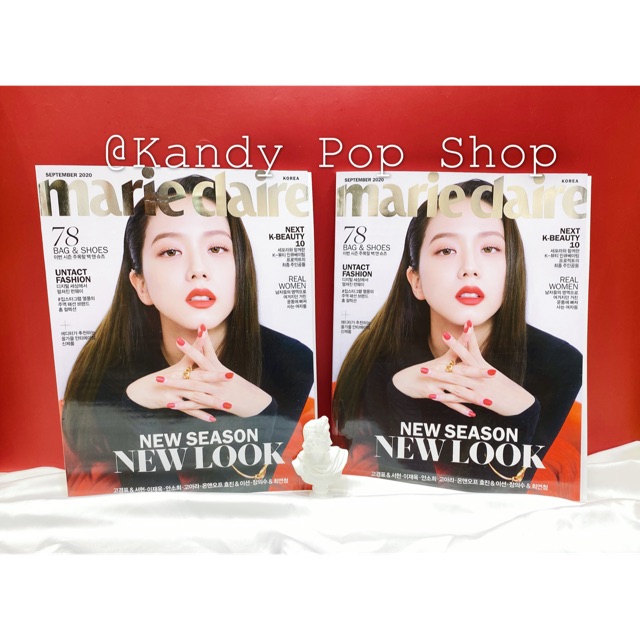 MARIE CLAIRE BÌA JISOO SỔ