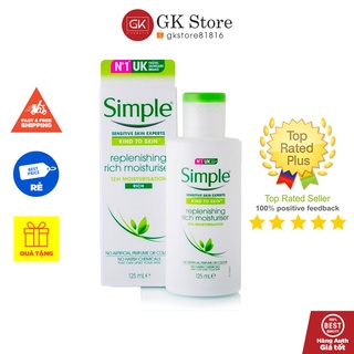 Simple Hydrating Rich Moisturiser - Lotion Dưỡng Ẩm Cho Da Khô 125ml
