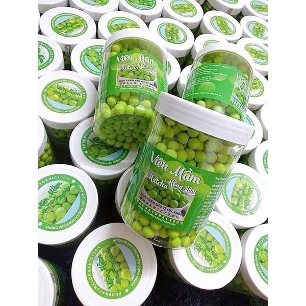 500gr Viên Mầm Đậu Nành Hồng Sâm Matcha Nở Ngực, Tăng Vòng 1, Đẹp Da | BigBuy360 - bigbuy360.vn