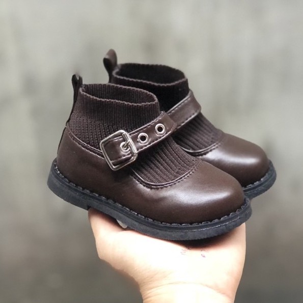 Giày boot cổ thấp cho bé gái G517 (Size 21-36)