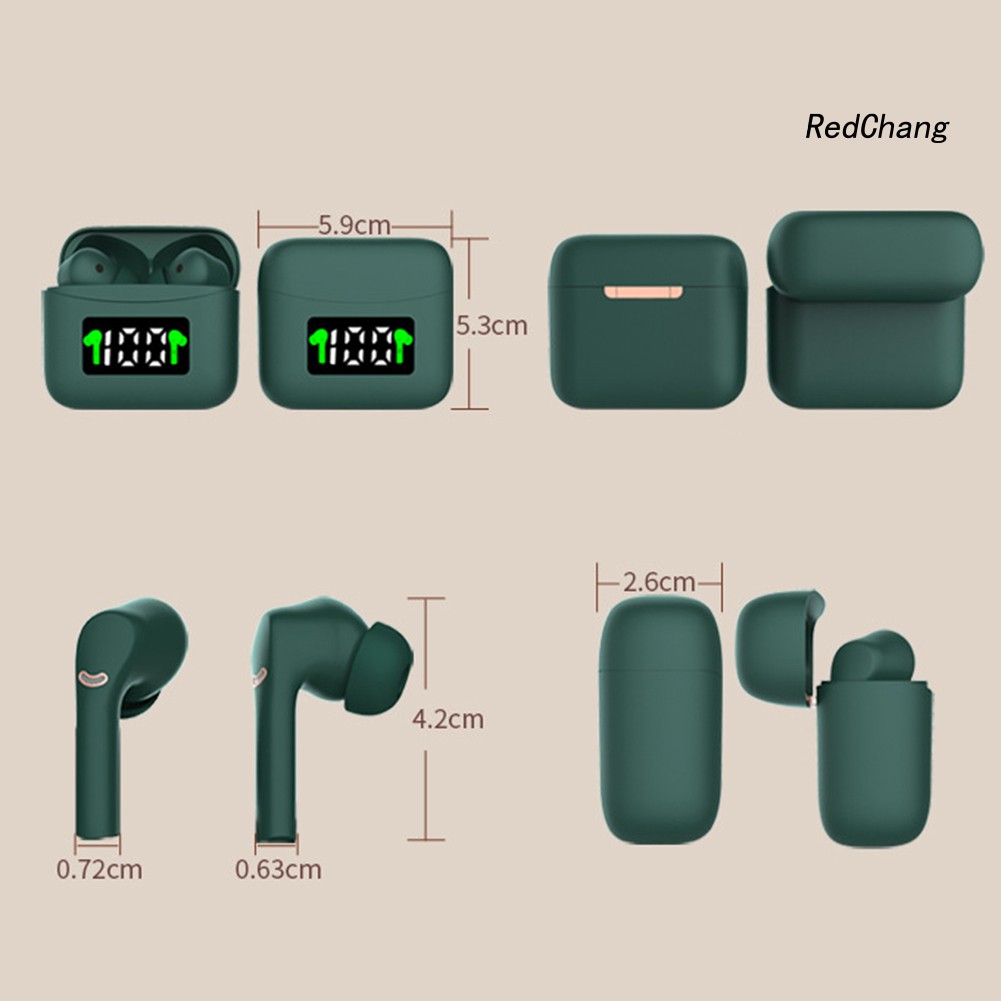Tai Nghe Bluetooth 5.2 Không Thấm Nước Kèm Mic Có Đèn Led