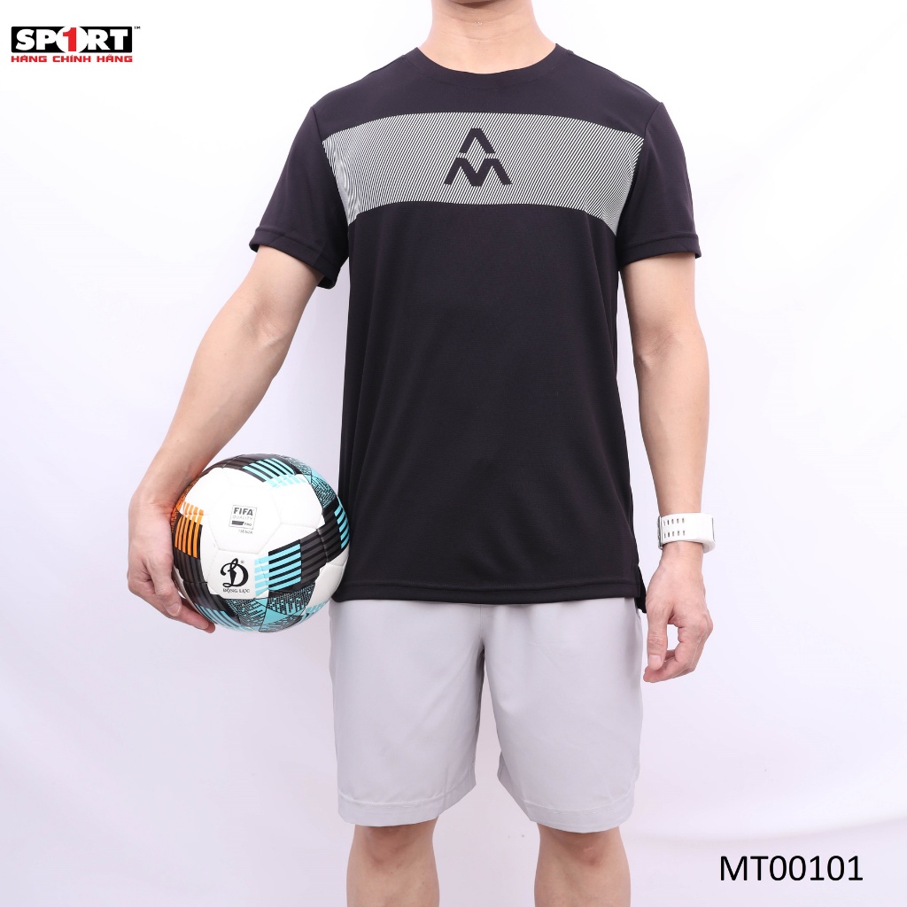 Áo Thun T-shirt Nam Thể Thao Thấm Hút Mồ Hôi, Thoáng Khí, Chống Tia UV, Kháng Khuẩn AM SPORT1 MT001