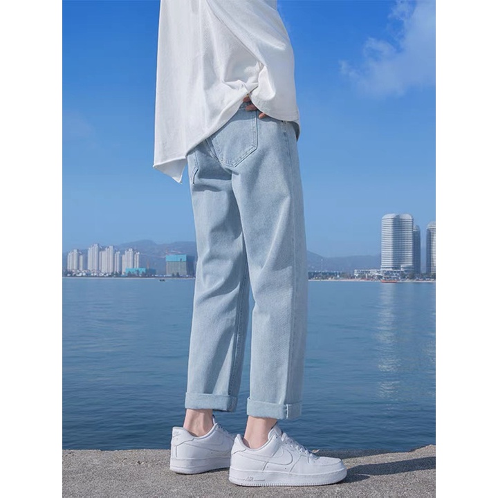 Quần jean Baggy Nam Nữ Hiyou, Quần bò Baggy nam nữ Hiyou Style Hàn Quốc trẻ trung hot hit, hàng chất lượng cao