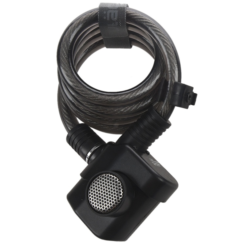 Bộ Khóa Xe Đạp Điện Tử Chống Trộm 110Db Kèm Cáp Âm Thanh Lớn Tiện Dụng