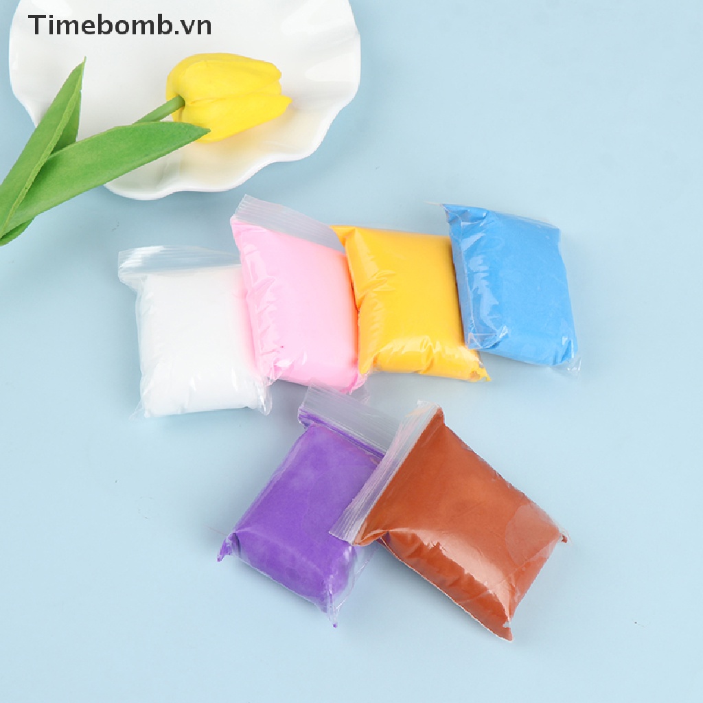 Đồ Chơi Đất Sét Khô Nhiều Màu Sắc 12 Màu Sắc Tùy Chọn DIY Dành Cho Trẻ Em