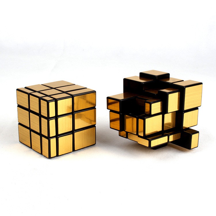 Rubik Mirror 3x3 (Màu Vàng) Moyu Meilong  - Rubik Gương 3x3 (Rubik Biến Thể Siêu Trí Tuệ)