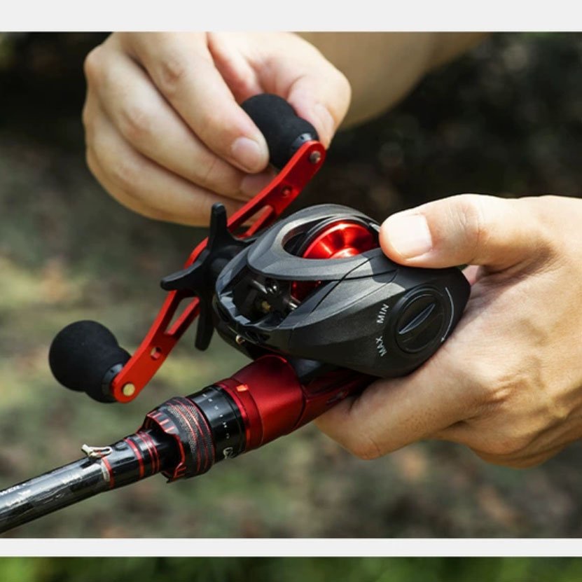 Máy Câu Ngang Pro AC Máy Câu Lure Tay Trái Và Tay Phải Chất Lượng Có 3 Màu