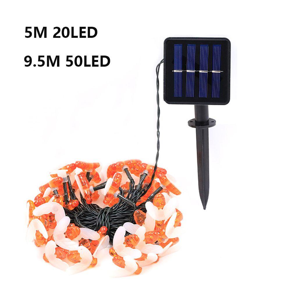 Dây Đèn Led Hình Ong Mật Sử Dụng Năng Lượng Mặt Trời
